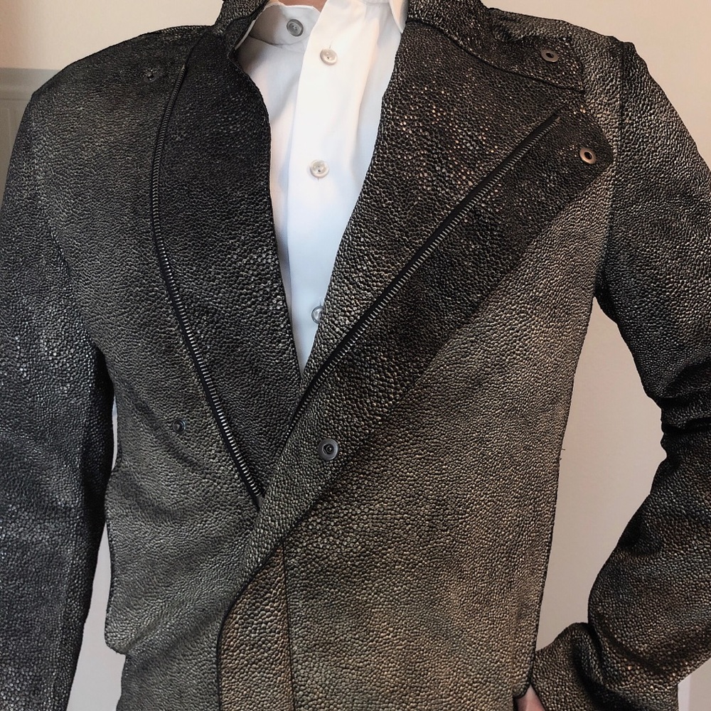 EMPORIO ARMANI LEATHER JACKET